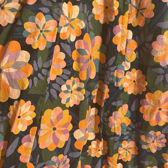 Heart of Haute Marie Dress in Malibu pinup mod cotton Dress retro 12 XL - Picture 7 of 7